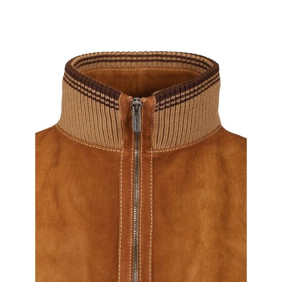 Miu Miu Women Oversized Leather Bomber Jacket - Picture 5 of 6